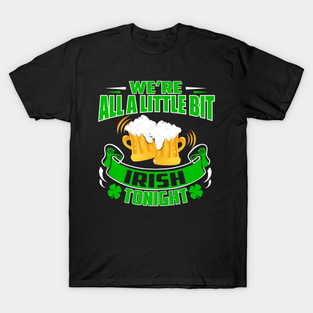 St. Patrick's Day Drinking Shirt T-Shirt by SoCalmama Creations